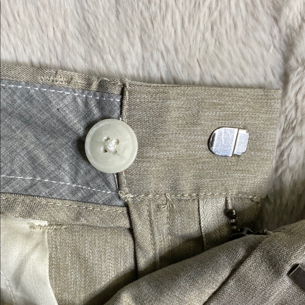Nordstrom Beige Flat Front Shorts - Picture 9 of 12